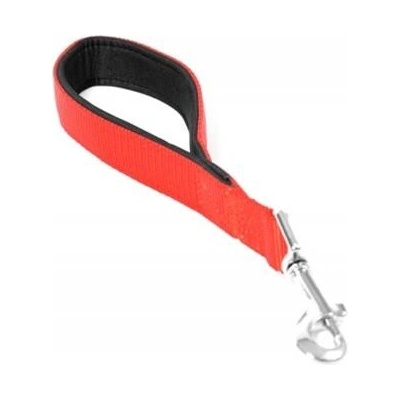 Vodítko DUVO+ Nylon Krátke červené dvojité 30 cm/ 25 mm