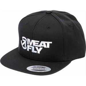 Meatfly шапка с козирка Ness Snapback Black | Черен | Размер Meatfly | Cheren | МЪЖЕ | ЕДИН РАЗМЕР