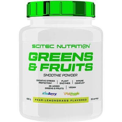 Scitec Nutrition Vita Greens & Fruits citron hruška 600 g