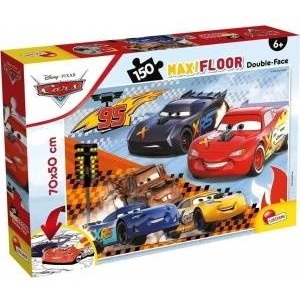 Lisciani Lisciani LISCIANI DISNEY DOUBLE-SIDED MAXI UNDERGROUND PUZZLE 150 PCS. CARS