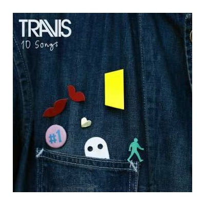 TRAVIS - 10 SONGS - RED AND BLUE COLOURED VINYL LP