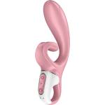 Satisfyer Hug Me - вибратор с клиторно рамо с управление чрез приложение (розов)