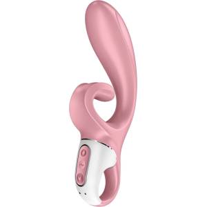 Satisfyer Hug Me - вибратор с клиторно рамо с управление чрез приложение (розов)