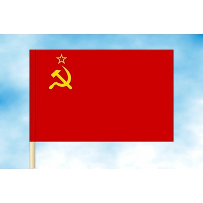 LIBEA, s.r.o. SSSR vlajka z let 1923-1991 Rozměr: 30×45 cm, Uchycení: Návlek na žerď – Zboží Dáma