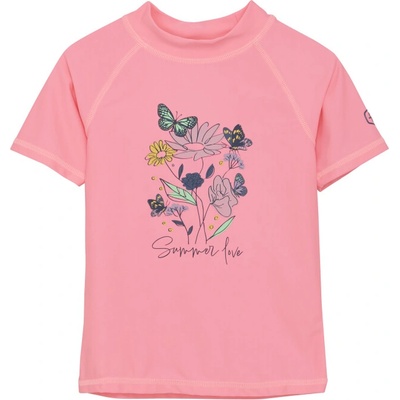 Color Kids-T-shirt W. Print-5039-Plumeria Ružová