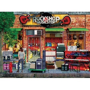 EUROGRAPHICS - Puzzle Rock Shop - 1 000 piese