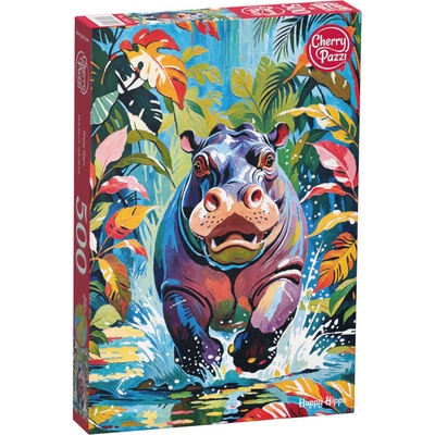 Cherry Pazzi Пъзел Cherry Pazzi от 500 части - Щастлив хипопотам (20272)