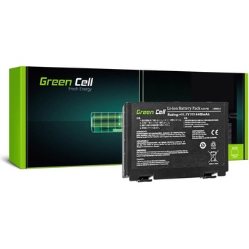 Green Cell Батерия за лаптоп GREEN CELL, Asus K40 K50 K50AB K50C K51 K51AC K60 K70 X70 X5DC, 10.8V, 4400mAh (3368)