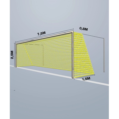 Cawila Мрежа Cawila Net 7, 50x2, 50m Depth 0, 8x1, 5m Mesh Width 12cm Thickness 4mm | 12610-07-1000871096