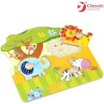 Classic World Дървен Пъзел с Диви Животни - Classic World