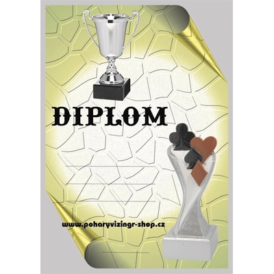 VIZINGR Karty diplom A4 č.18