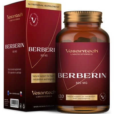 Vesantech Berberin 800mg 120 kapsúl