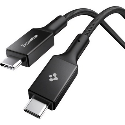 Spigen Кабел за данни SPIGEN ESSENTIAL EB24015CC Type-C - Type-C, 150 см, ЧЕРЕН ACA10423 (ACA10423)
