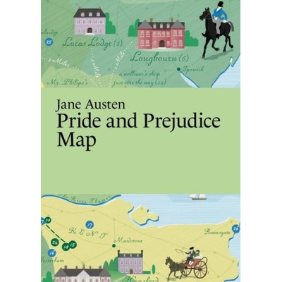 Jane Austen: Pride and Prejudice Map | Thelander, Martin, Master of Fine Arts