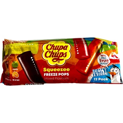 Chupa Chups Squeezee Freeze Pops vodové zmrzliny 540ml – Zboží Dáma