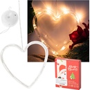 KIK KX5246 Vianočné osvetlenie LED srdce teplá biela