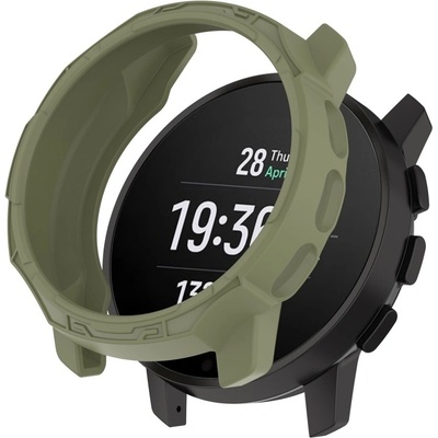 Púzdro PROTEMIO 57883 TPU HALF COVER Obal pre Suunto 9 Peak / 9 Peak Pro zelený