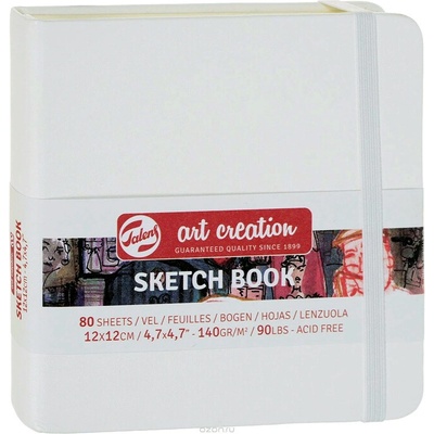 Talens Art Creation Sketchbook v pevnej väzbe White 12 x 12