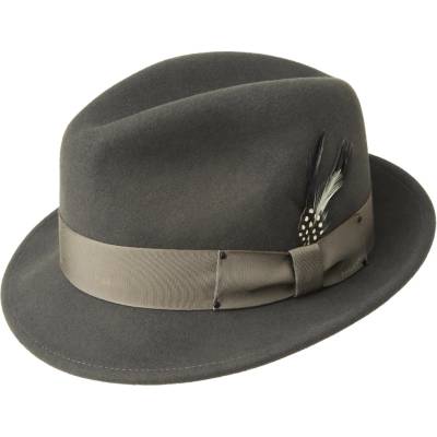 Bailey Tino LiteFelt vlněný trilby snap brim švestkově fialový