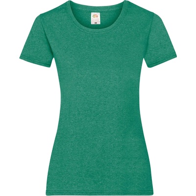 FRUIT OF THE LOOM FU78 Lady Fit Valueweight Tee zelená