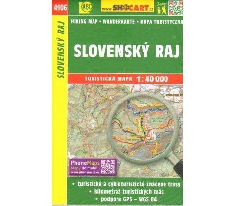 Mapa Slovenský raj