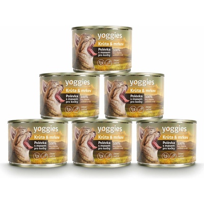 Yoggies Polévka pro kočky Krůta & mrkev 185 g – Zbozi.Blesk.cz