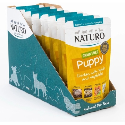 Naturo Puppy Grain Free Chicken with Potato & Vegetables 8 x 150 g