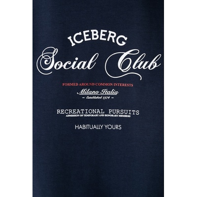 Iceberg суичър с цип и качулка дамски с памук (E061.6332)