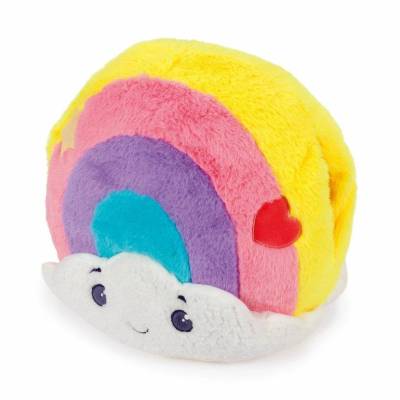 Cozy Noxxiez Играчка за ръце Noxxiez Rainbow, 3 в 1, плюшена, за деца над 3 години, с мек пълнеж и странични отвори за ръце 35x35x35cm, 400g, висококачествен полиестер, перфектна за комфорт и топлина, многоцветна (8718274257045)
