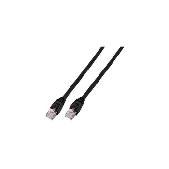 EFB-Elektronik RJ45 Patchkabel U/UTP, Cat. 6, LSZH, CCA, 10m, schwarz (K8104SW. 10) (K8104SW. 10) (K8104SW.10)
