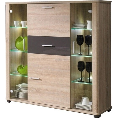 Nábytek Falco Vitrína s barem Fill R2