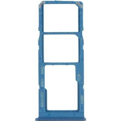 Držák (šuplík) SIM Samsung A125 Galaxy A12 blue