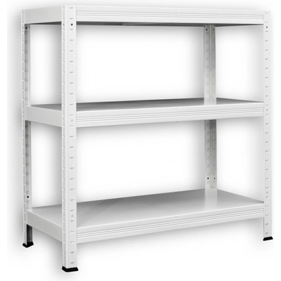 Biedrax Regál 40 x 100 x 120 cm 3 police biely