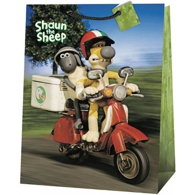 Presco Group - Ovečka Shaun, dárková taška, jumbo 5 (motorka)