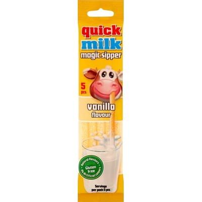 Quick Milk Magic Milk Straws с вкус на ванилия 30гр
