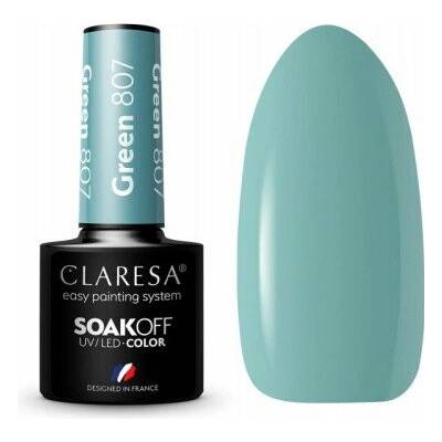CLARESA Gél lak Green 807 5 ml