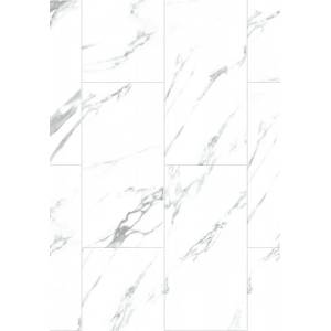 Mexen Glacier White образец на винилови панели SPC 6, 5 мм, IXPE 1, 5 мм, 4 V-фуга, Джаз Бял (F1151-S)