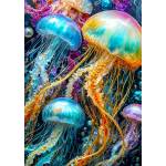 Enjoy - Puzzle Jellyfish Glow - 1 000 piese
