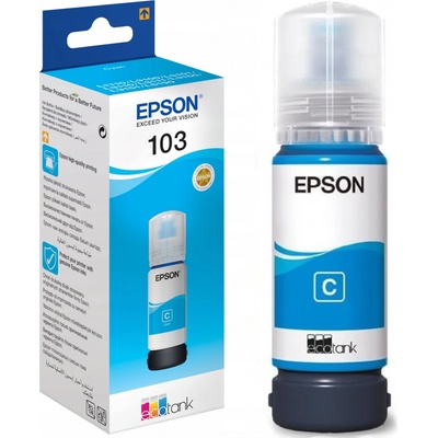 Inkoust Epson 103 Cyan - originální – Zboží Živě