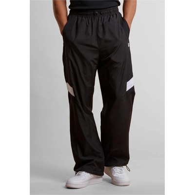 Urban Classics Lehké sportovní tepláky s elastickým pasem a rovnými nohavicemi černá