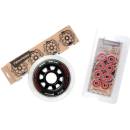 Tempish Radical 80 mm 84A 8 ks Tempish ABEC9 chrom sada (16ks) ložiska