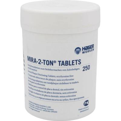 Miradent Mira-2-Ton tablety pro indikaci plaku 250 ks