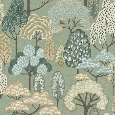 Grandeco Vliesová tapeta Little Dreamers Stromy hnedá 0,53 x 10,05 m