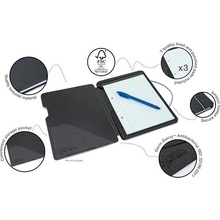 Rapesco A5 konferenčná doska antibakteriálna čierna