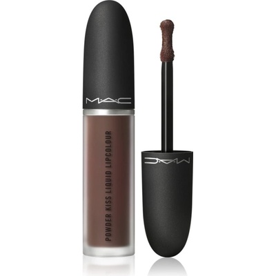 MAC Cosmetics Powder Kiss Liquid Lipcolour matný tekutý rúž Chestnut 5 ml