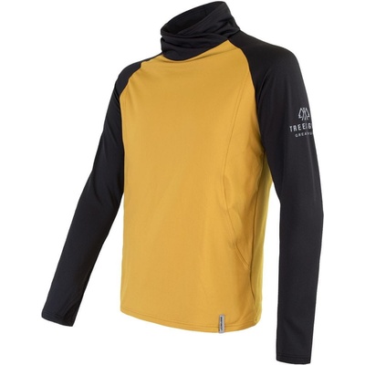 Sencor Coolmax Termo pánska mikina Mustard/čierna