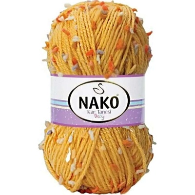 Pletací příze Nako Kar Tanesi Baby 60311 - žlutá