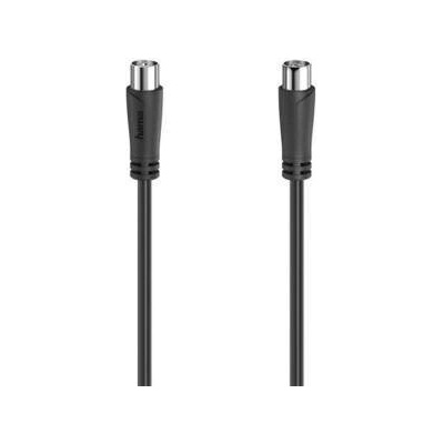 Антенен кабел HAMA 205052, Коаксиален мъжко - Коаксиален женско, 1.5 м, 90 dB, 75 Ohm, Екраниран, 1 Звезда, Черен, HAMA-205052