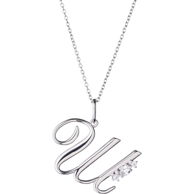 Silenti Jewelry Сребърно колие "Ш