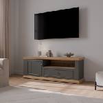 Forte Tv шкаф thirteen, 149.50 см, дъб Маувела/сиво (pntt121l-q243)
